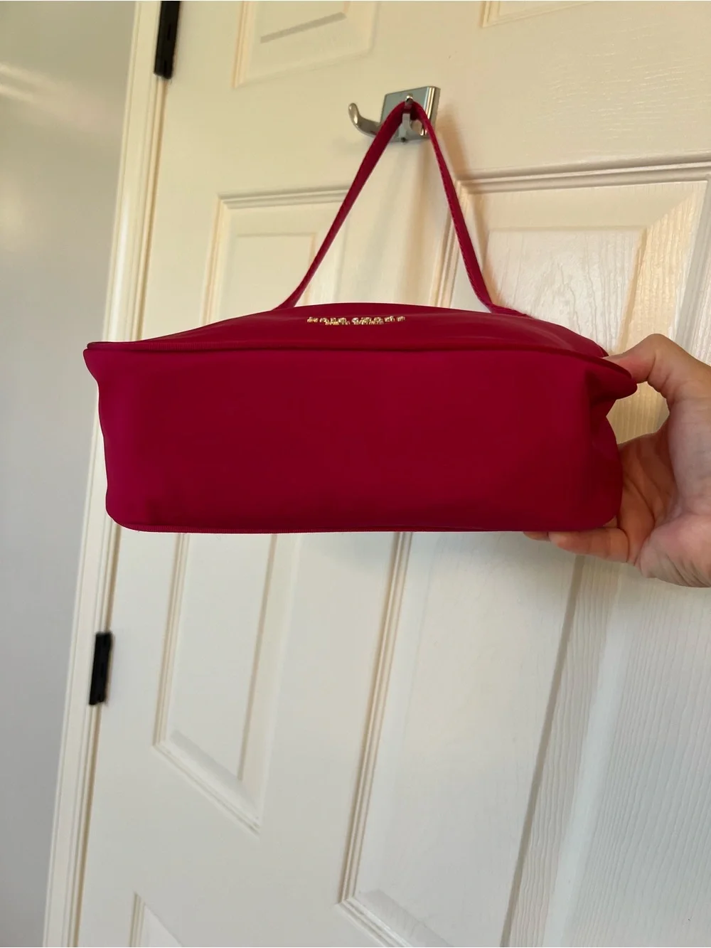 kate spade Raspberry Pink Shoulder Bag with Gold Hardware